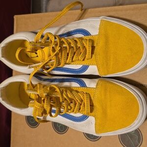 Vans Yellow and Blue Sneakers